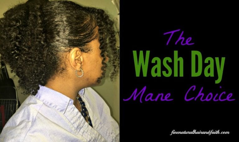 using the mane choice products on wash day