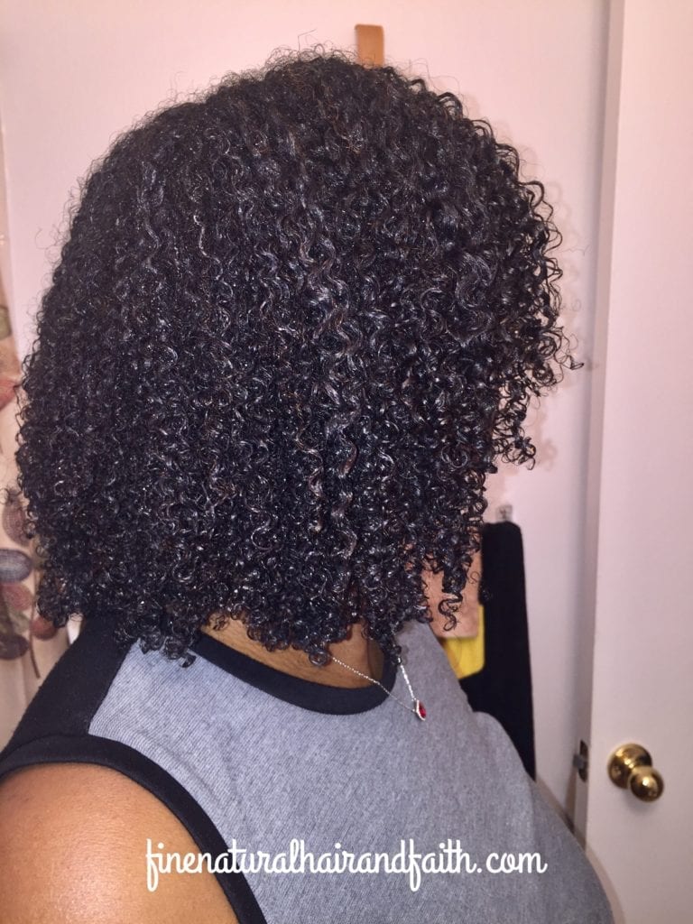 Wash and go Fine Natural Hair
