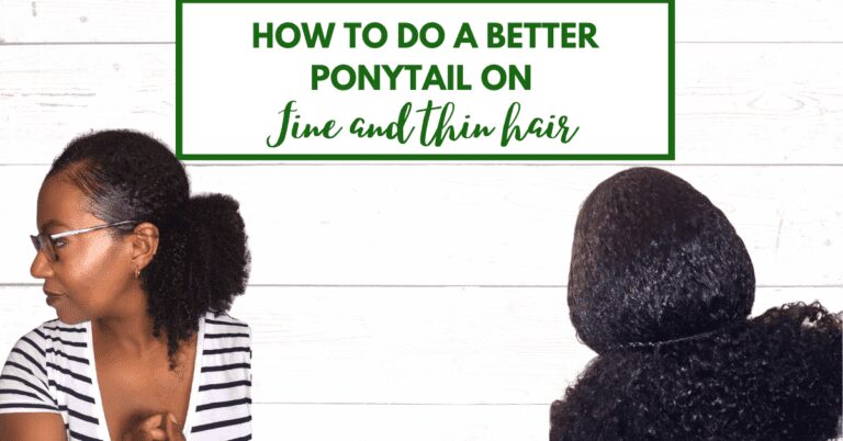 ponytails for thin hair