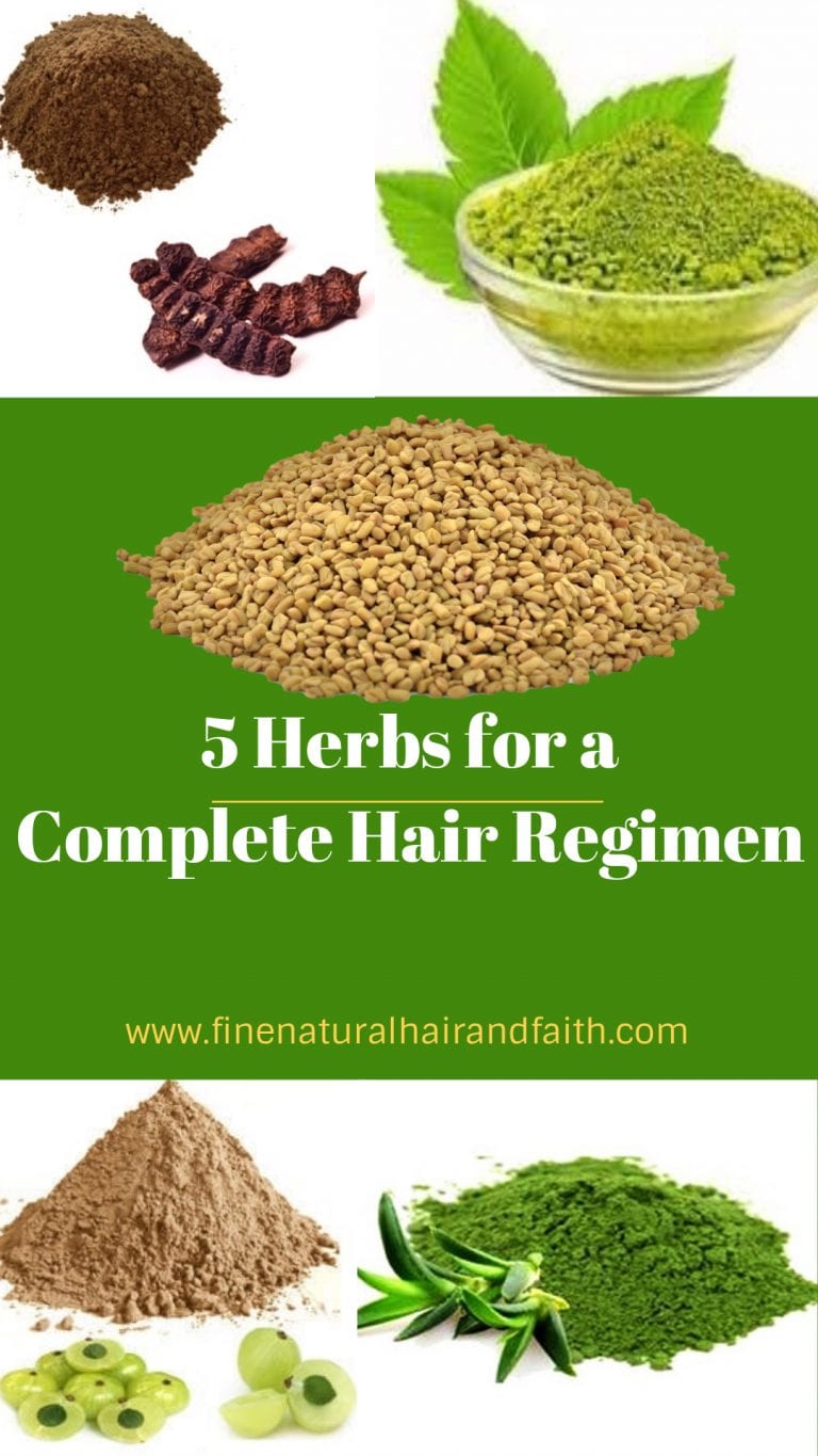 herbs for a complete herbal hair regimen