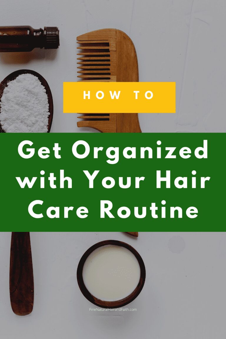 organized hair care