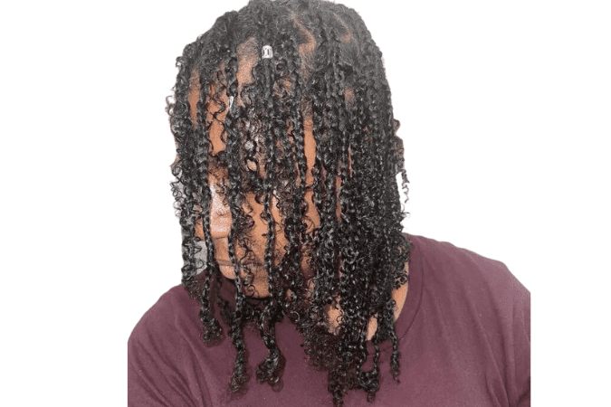 Boho/Goddess Braids on Short Natural Hair 