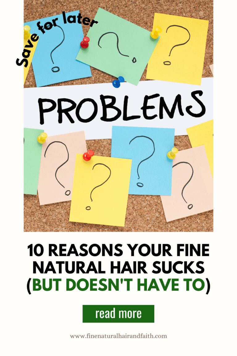 fine natural hair problems