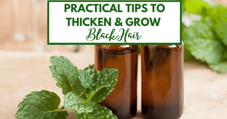 how to thicken and grow black hair