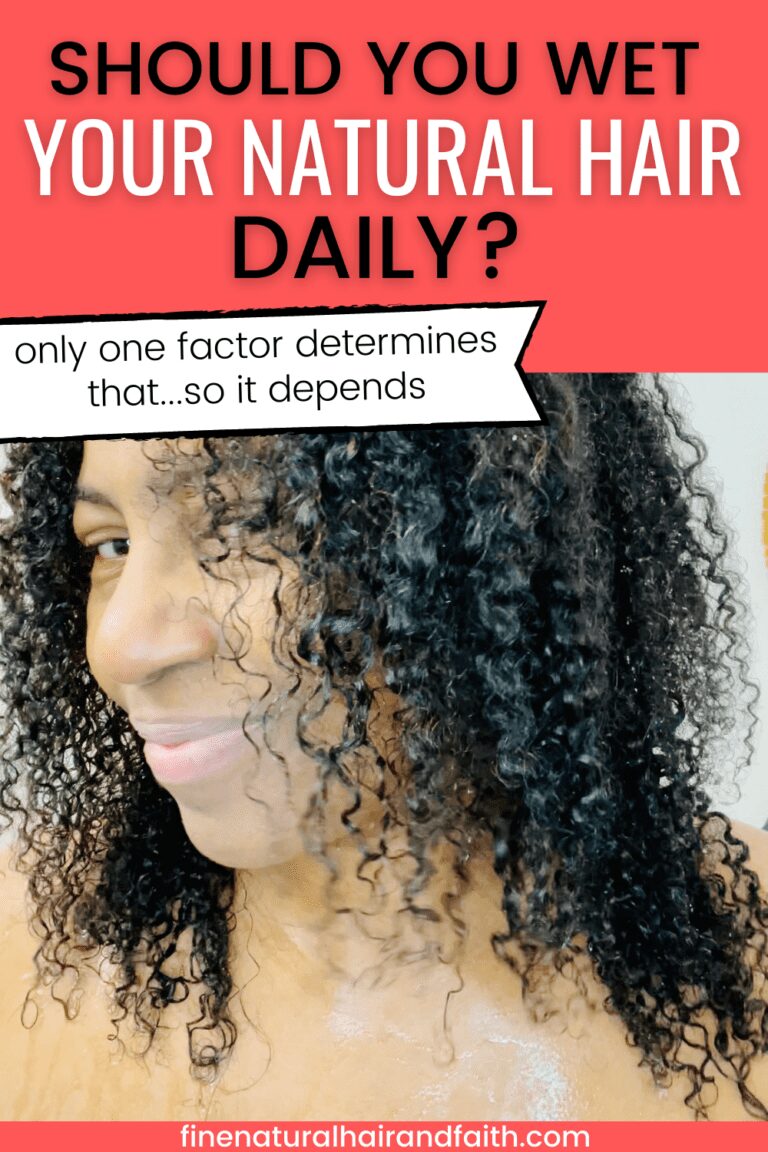 Should I Wet My Natural Hair Everyday? Plus 32 Moisture Tips