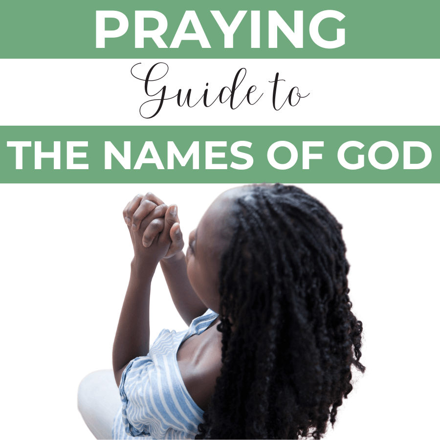 praying the names of guide and a woman praying