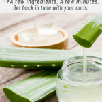 A close-up of aloe vera leaves and a jar, illustrating DIY hair care with a focus on natural ingredients and healthy hair tips for maintaining long, healthy hair.