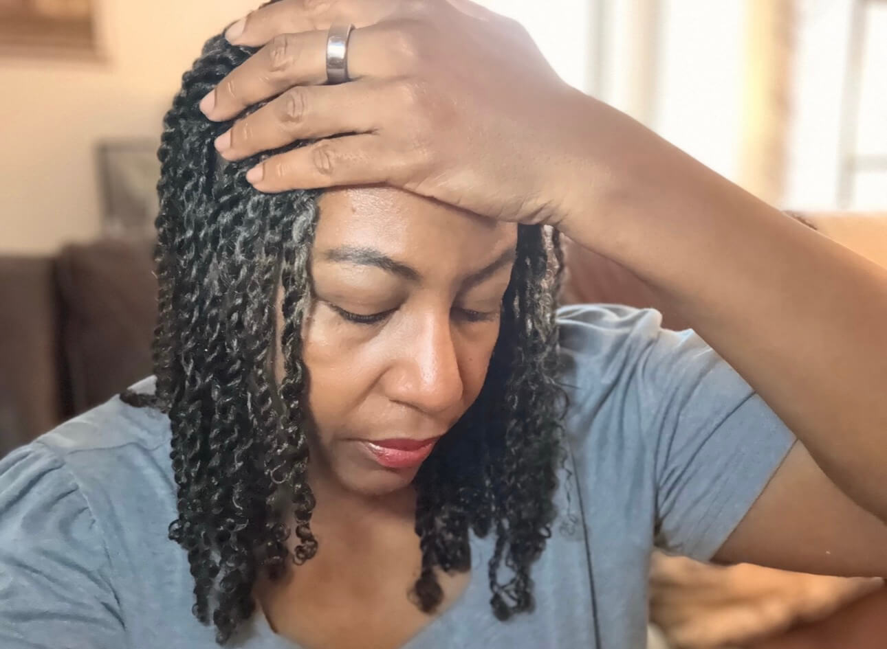 mini twists on fine natural hair