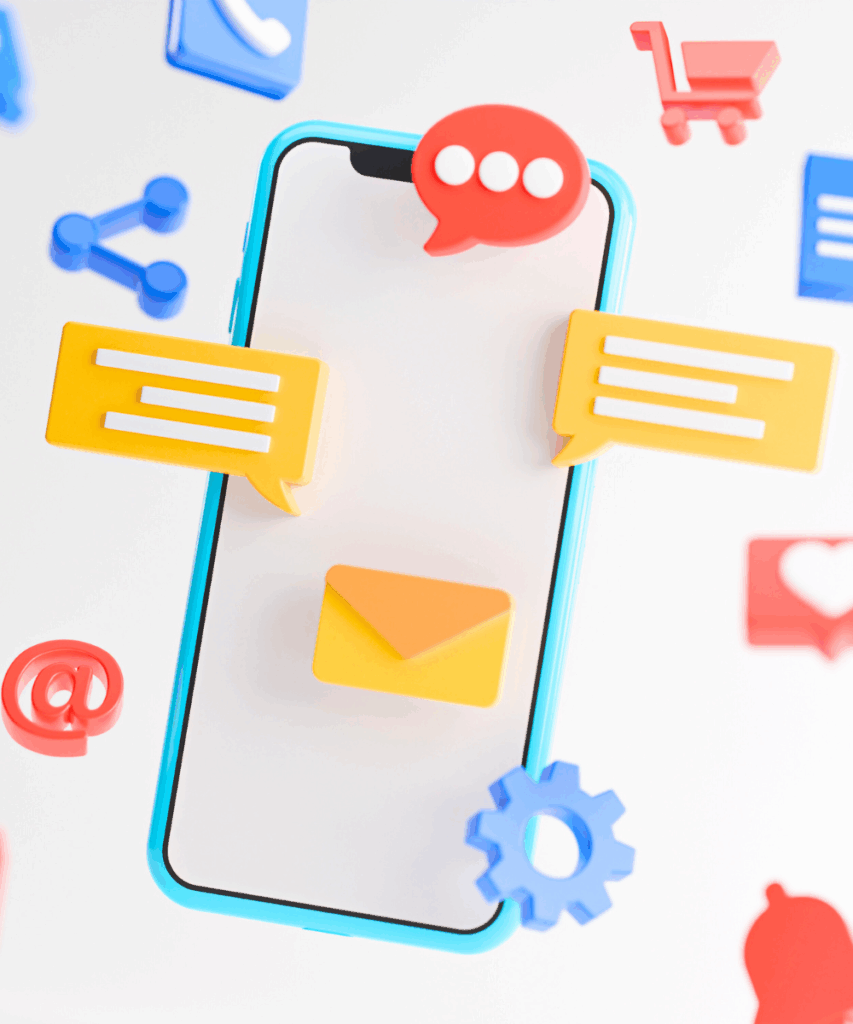 social media icons representing a break from social media