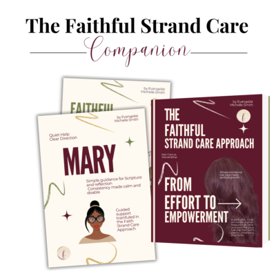 faithful strand care lifestyle companion mockup of the complete faithful strand care lifestyle companion collection