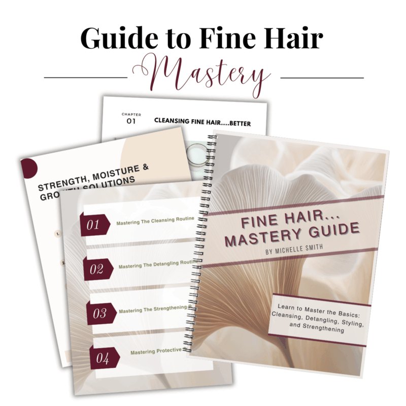 fine natural hair care manual mockup images