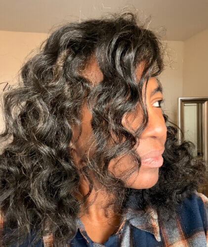 woman with natural hair representing Christian perspective on natural hair