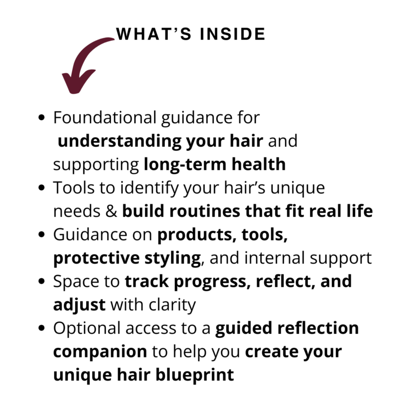 natural hair handbook what's received mockup