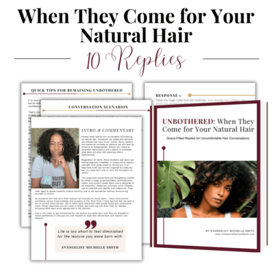 natural hair comebacks and responses guide mockup