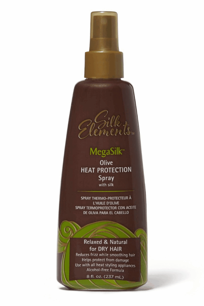 silk elements olive heat protectant